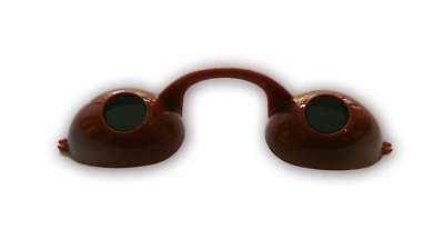 California Tan Peepers/UV-Schutzbrille/Solariumbrille/Farbe:Rot