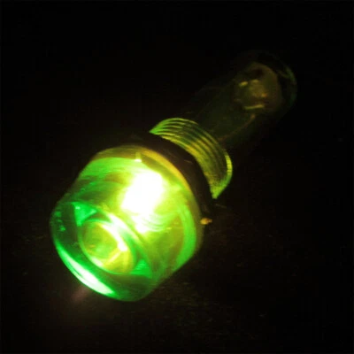 10 x AC220V Green 10mm Power Signal Indicator Light Plastic Cab Neon Lamp XD10-3 - Image 1 of 4