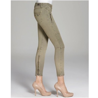 Paige Denim Women's Marley Jeans Olive 