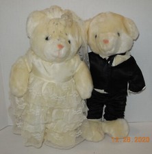 13" Bride and Groom Bear Plush Set