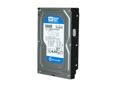 Western Digital 500GB Intern 3.5Inch Festplatte 7200 RPM (WD5000AAKS) WD Blue