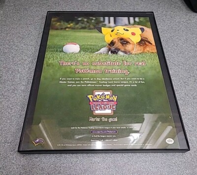 Pokemon Trading Card Game League Wotc 2000 Print Ad Framed 8.5x11 Wall Art 