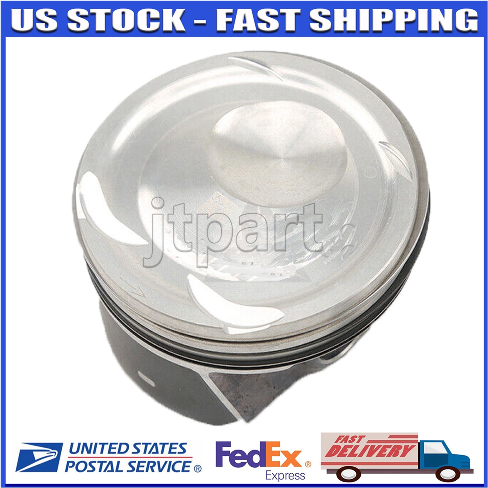 4X Piston & Rings kit FITS 1519 Ford Focus Mustang Lincoln MKC 2.3L