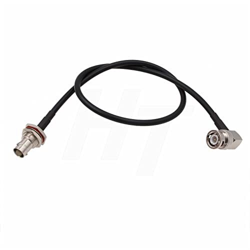 HangTon 6G SDI RF coassiale 50 Ohm cavo ad angolo retto BNC maschio a BNC (J2P)