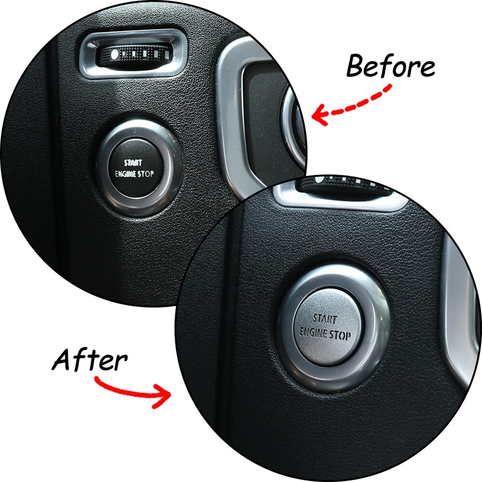 Engine Start Stop Button Cover For Land Rover Discovery Range Rover Sport 10-13 - Image 3 of 4