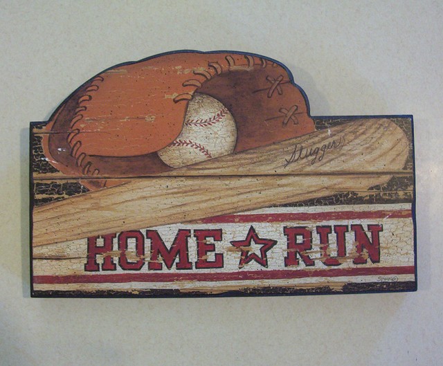 Baseball Wooden Wall Hanging Hobby Lobby eBay
