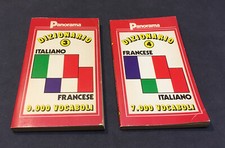 Dizionario tascabile ITALIANO FRANCESE - FRANCESE ITALIANO vocabolario 2 volumi