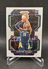 2022 Panini Prizm WNBA #41 Jasmine Dickey RC White Sparkle Prizm Rookie Wings