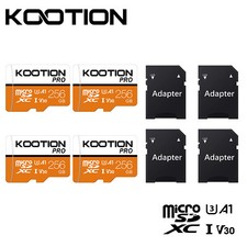 4x 256GB Micro SD Card SDXC High Speed Class10 Memory Card A1 U3 TF Card 90M/S