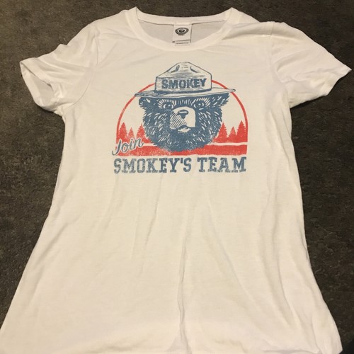 Jerry Leigh Official Smokey the Bear Join Smokey's Team T-Shirt Damen L