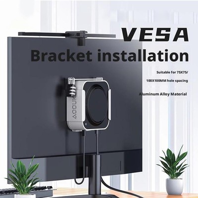 For AppleMac Mini M4/Pro Monitor Robotic Arm Extension Wall Hanging B D3P7 W5V6