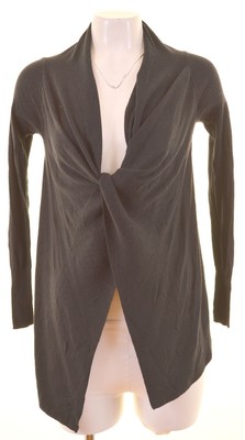 Express Damen Cardigan Pullover XS schwarz Rayon Vintage FU07