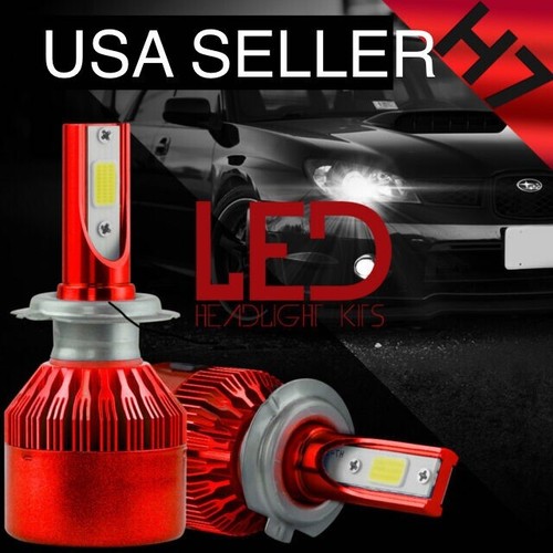 5000k H7 Size LED Car Truck Headlight Bulbs HID 5K White Bike  Xentec 2x Bulb - Picture 1 of 9