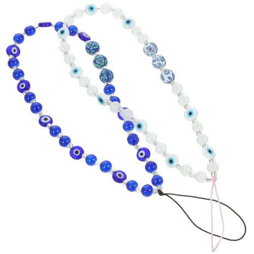 Set of 5 Lanyard Beads Phone Jewellery Chain Miss Charm Wrist Strap - Zdjęcie 4 z 12
