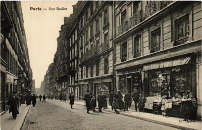CPA PARIS (10. Jh.) Rue Rodier. (538376)