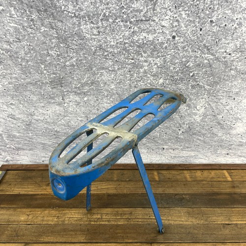 Vintage 9 Slot Rear Rack Schwinn Balloon Tire Bike Blue Cruiser Spitfire 55 50s - Picture 4 of 17