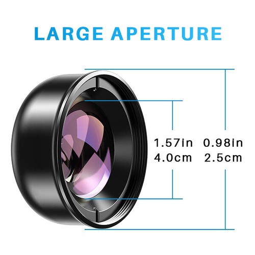 Cámara de teléfono profesional APEXEL 4K HD 100 mm lente súper macro para iPhone Android - Imagen 9 de 13