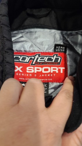 Cortech Men's GX Sport Series 2 Armored Motorcycle Jacket Size L Blue & White - Picture 6 of 17