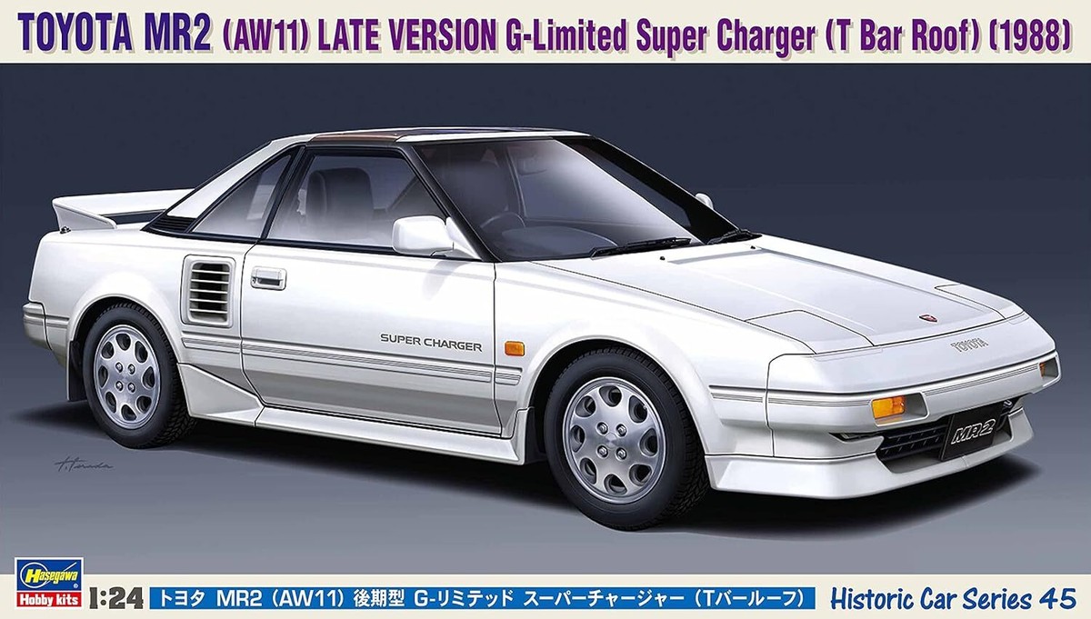 Hasegawa 1/24 Historic Car Series Toyota MR2 (AW11) Late Model G