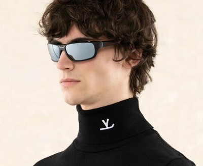 Vuarnet Sunglasses VL191800121123 VL1918 RACING 1918 Black + Pure Grey SF