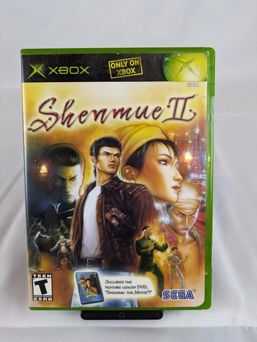 Shenmue II 2 Original XBOX Complete w/ Manual & Shenmue DVD Movie CIB