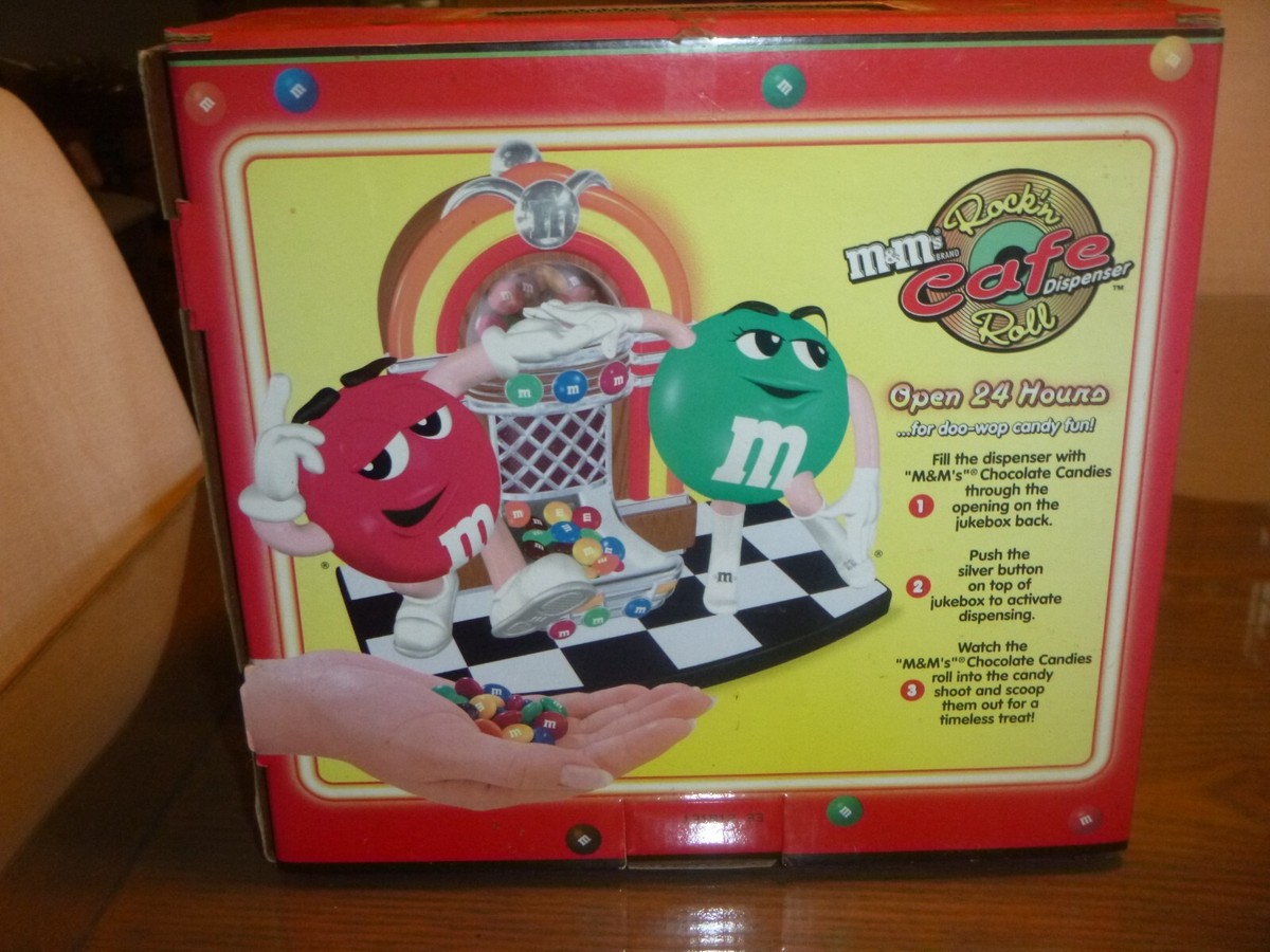 M&M's Rock 'n Roll Cafe Dispenser ~ 1st Edition Collectible