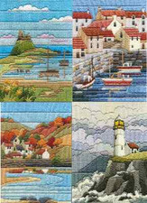 Derwentwater Designs Long Stitch Kit - Seasons, Coastal