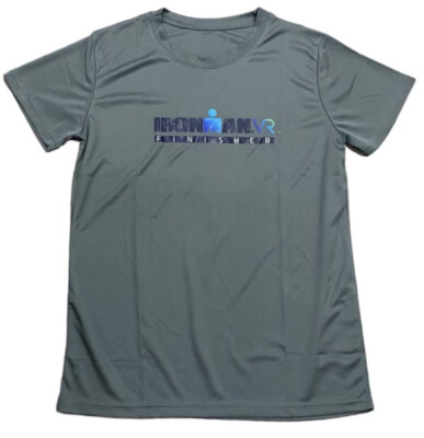 IRONMAN Finisher VR Shirt Viewsport Triathlon Gray Training Tee Women  Medium