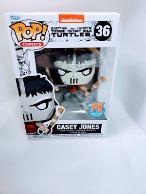 TMNT Casey Jones #36 Funko Pop! Comic Book Previews PX Black/White 