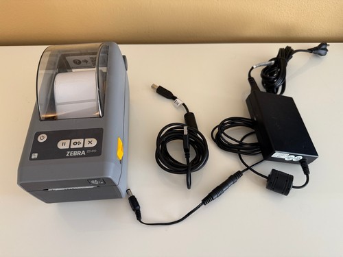 Zebra ZD410 2 inch Direct Thermal Label Printer/power Cord, USB - 第 1/9 張圖片