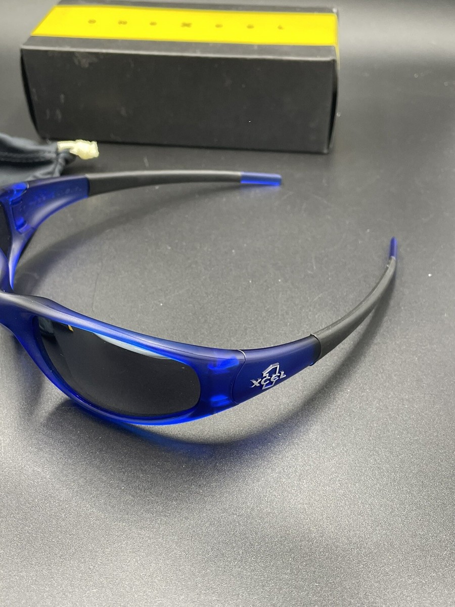 Oakley / XCEL Straight Jacket 1.0 Crystal Blue w/ Black Iridium
