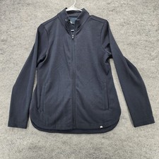 Travis Mathew Jacket Womens Small Full Zip Long Sleeve Black Coveside