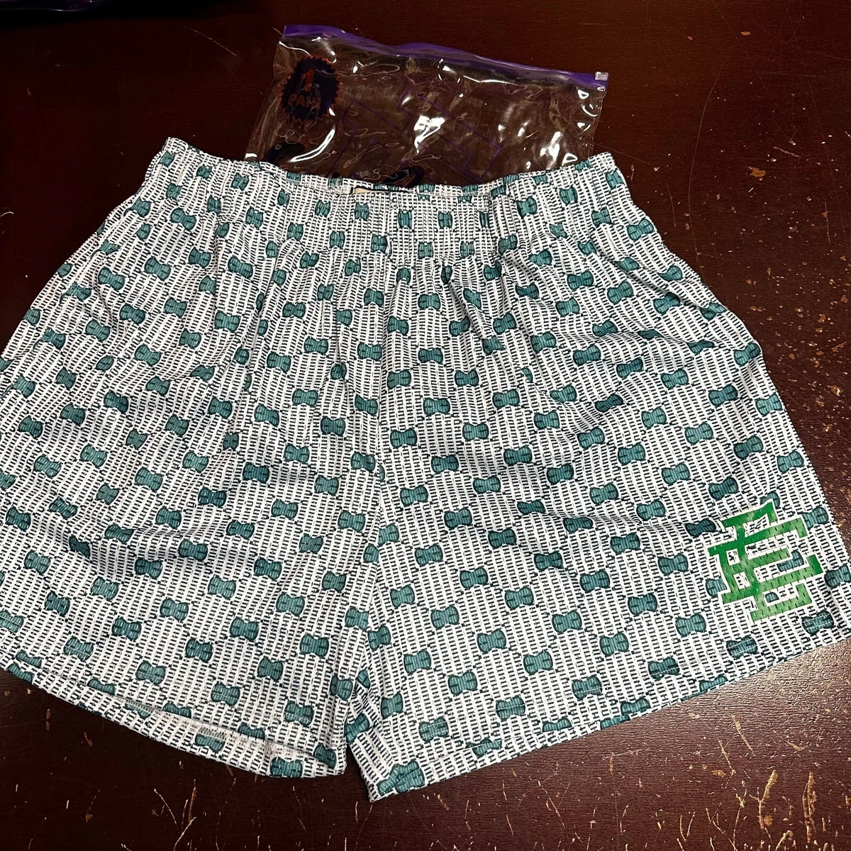 Mens white shop mesh shorts