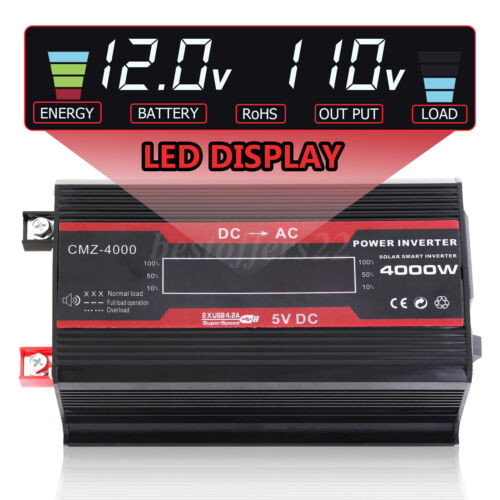 16000W Pure Sine DC 12V to AC 110V Inverter for Solar Panel Kit Solar Generator - Picture 26 of 56