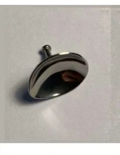 Corneal Eye Shield Stainless Steel | L 29mm X 21mm | Laser Eye Protector 1 Pcs