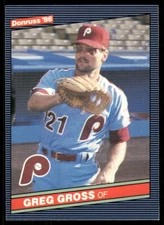 1986 Donruss #163 Greg Gross