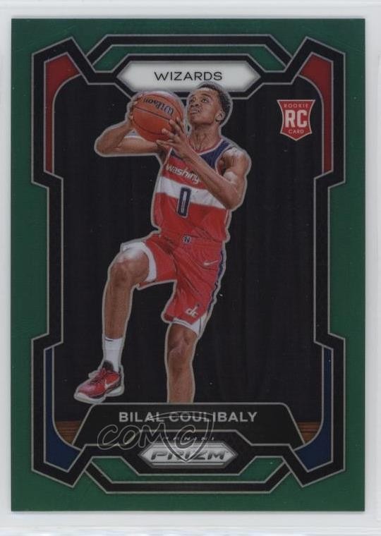 2023-24 Panini Prizm Green Prizm Bilal Coulibaly #153 Rookie RC 3wc