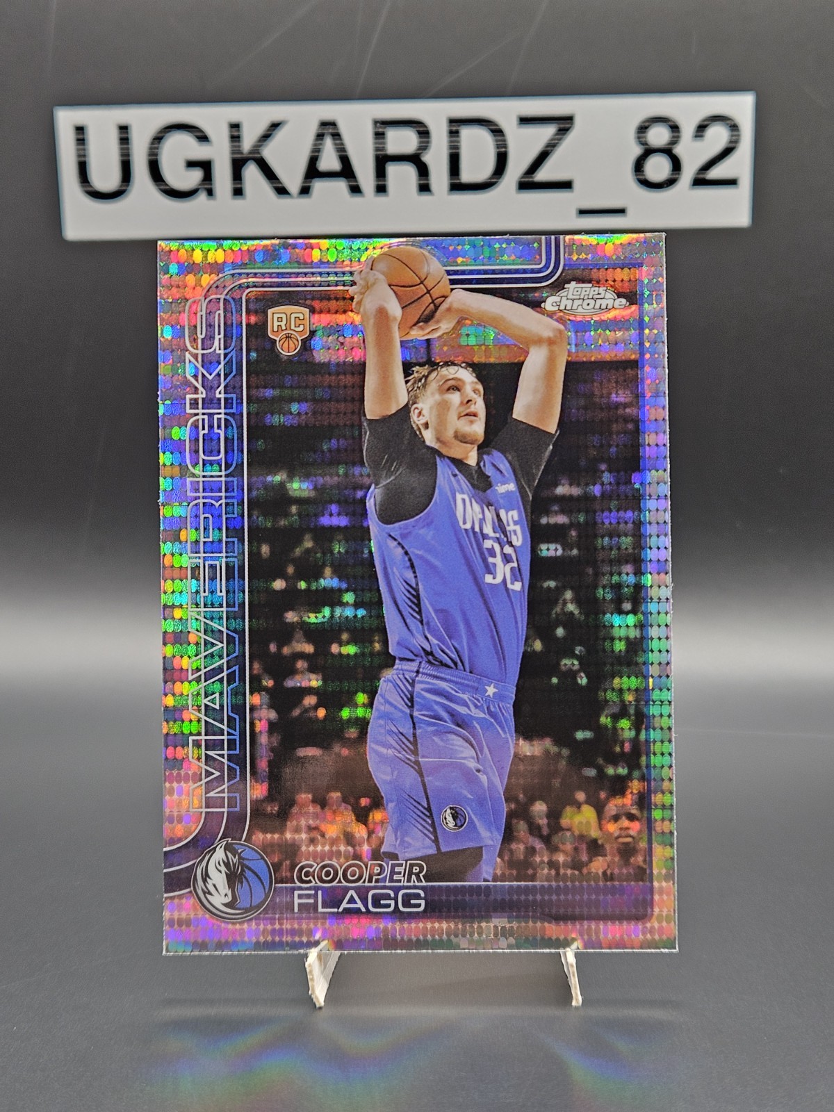 Cooper Flagg 2025-26 Topps Chrome Pulsar Refractor (RC) #251 Dallas Mavericks 