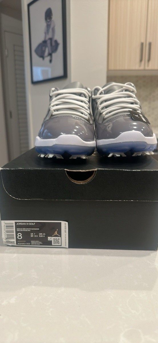 Size 8 - Air Jordan 11 Golf Low Cool Grey for sale online | eBay display picture 1