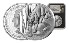 2024 Canada RCM 1oz Silver Great Hunters: Cougar UHR NGC PF70 UC First Day of Pr