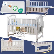 Portable Mini Baby Crib 4 in 1 with Memory Foam Mattress 38" by24 Included