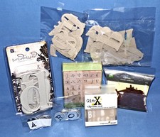 Alphabet Assorted Scrapbooking Card Making Supplies Open Packages Free Ship