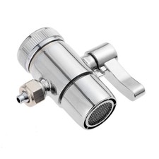 RO System Plumbing Faucet Adapter Water Filter Connector Diverter Valve 6.4mm