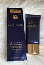 Estee Lauder Double Wear Maximum Cover Foundation Face makeup SPF15 ~ 3W1 TAWNY