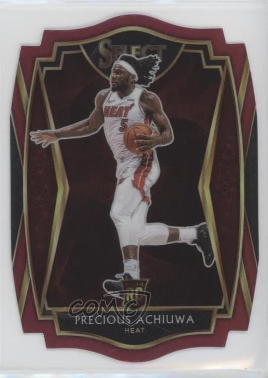 2020 Panini Select Premier Level Maroon Prizm Die-Cut /175 Precious Achiuwa 0f8z