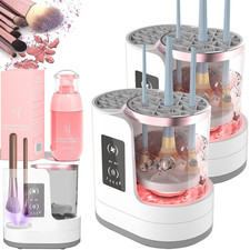 Makeup Brush Cleaner, 3 in 1 Electric Makeup Brush Cleaner Machine with Makeup B
