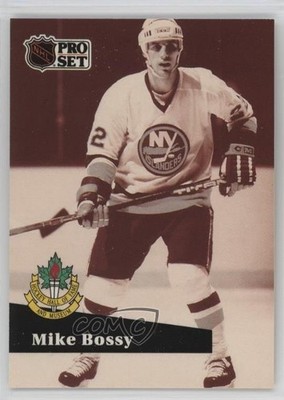 1991 Pro Set Hockey Hall of Fame 75th Anniversary Tribute Mike Bossy #1 HOF 11pm
