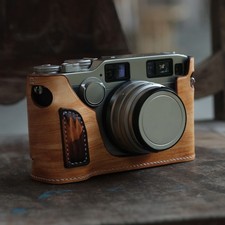 Suitable For Contax G2 Handmade Real Leather Camera Half Cases Bag Cover Protect