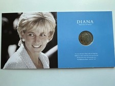 Royal Mint UK 1999 Princess Diana Memorial 5 Pound Coin Presentation Pack. Mint