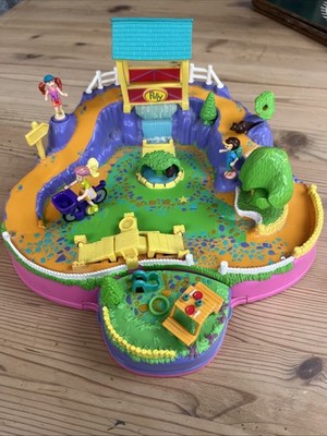 Bluebird Polly Pocket 1998 Cycling Action Park Komplettsatz mit Figuren